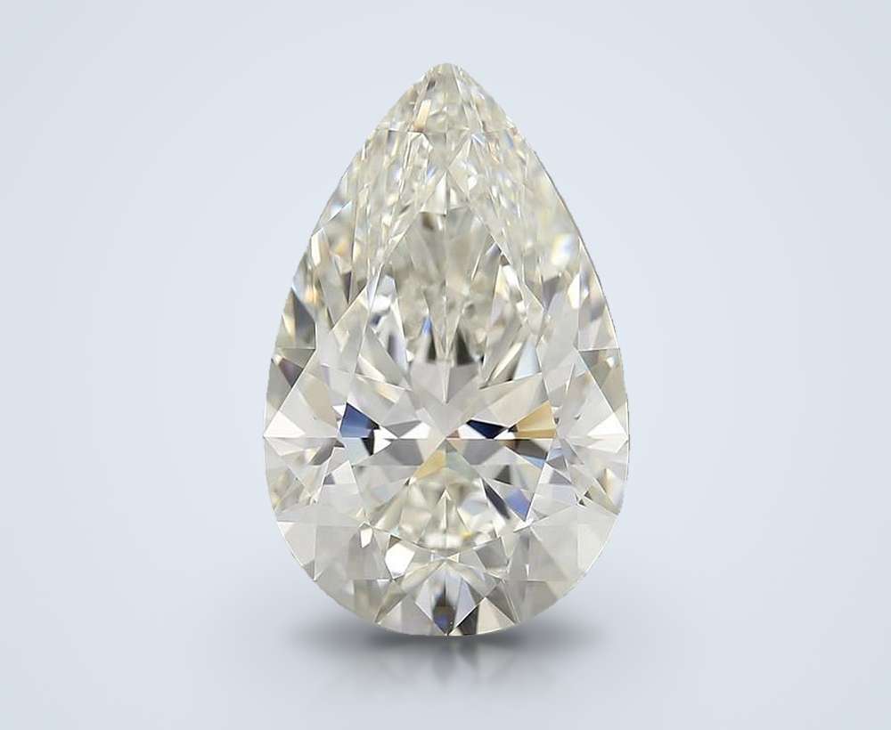 4.57 Carat Pear Natural Diamond