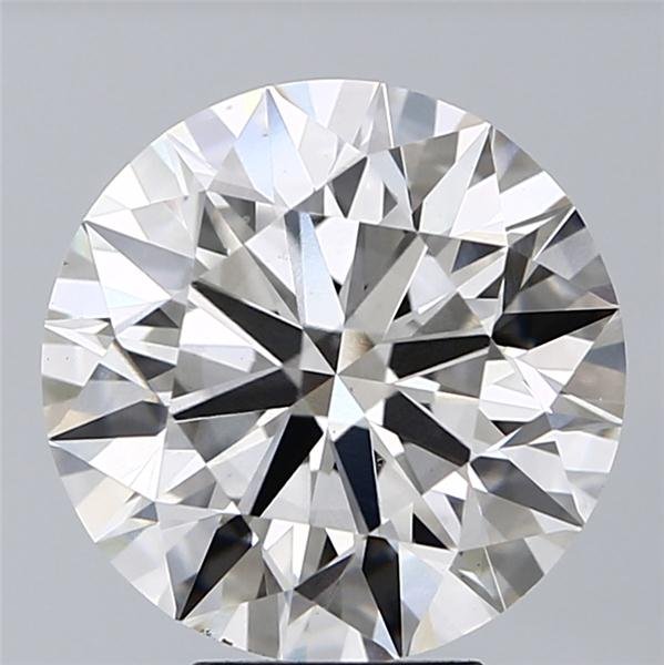 5.09ct H VS2 Rare Carat Ideal Cut Round Lab Grown Diamond