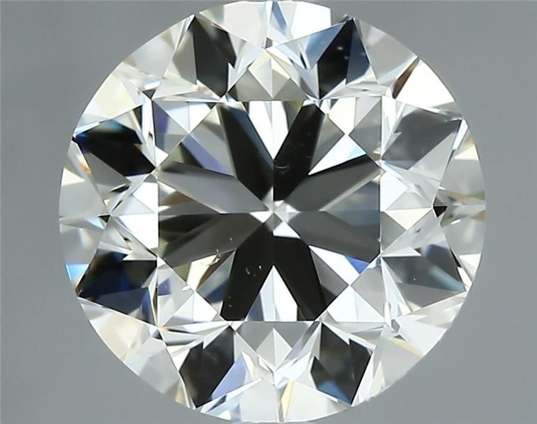 3.11ct K SI1 Very Good Cut Round Diamond