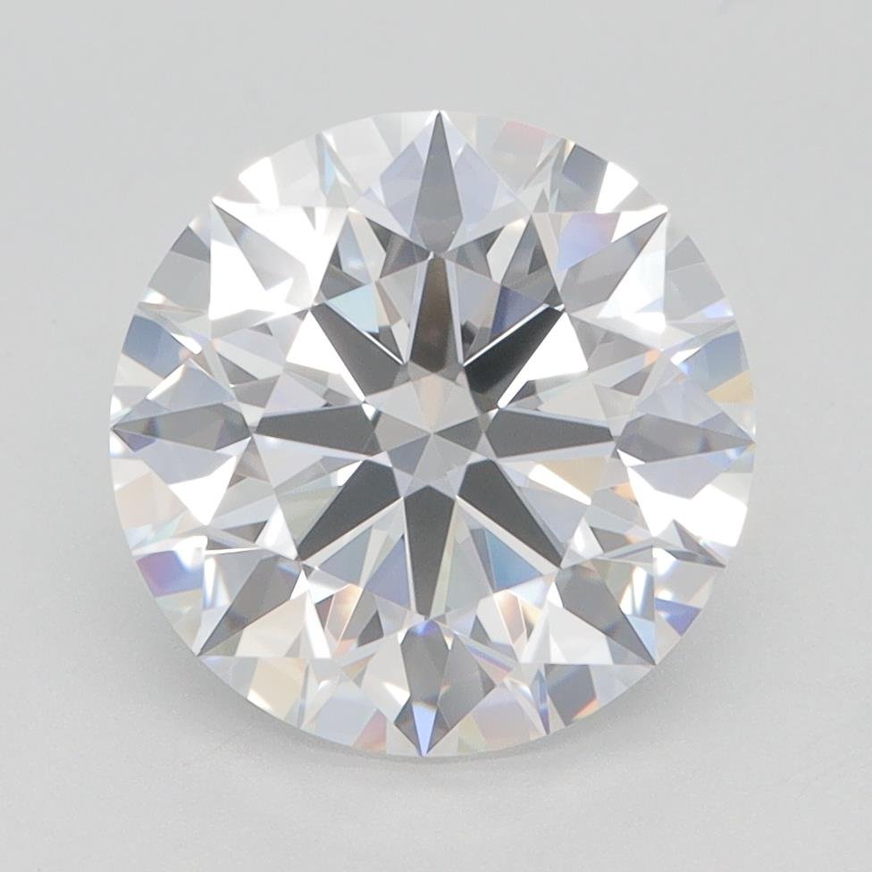 3.29ct D VVS1 Rare Carat Ideal Cut Round Lab Grown Diamond