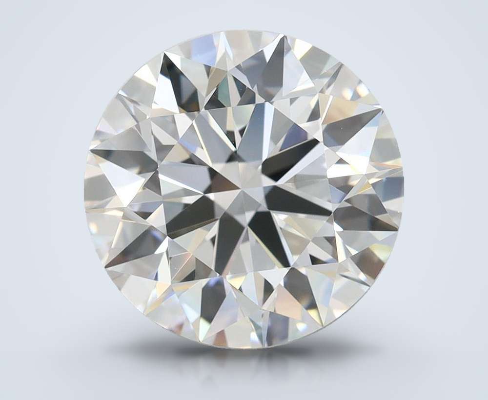 4.08 Carat Round Lab Diamond