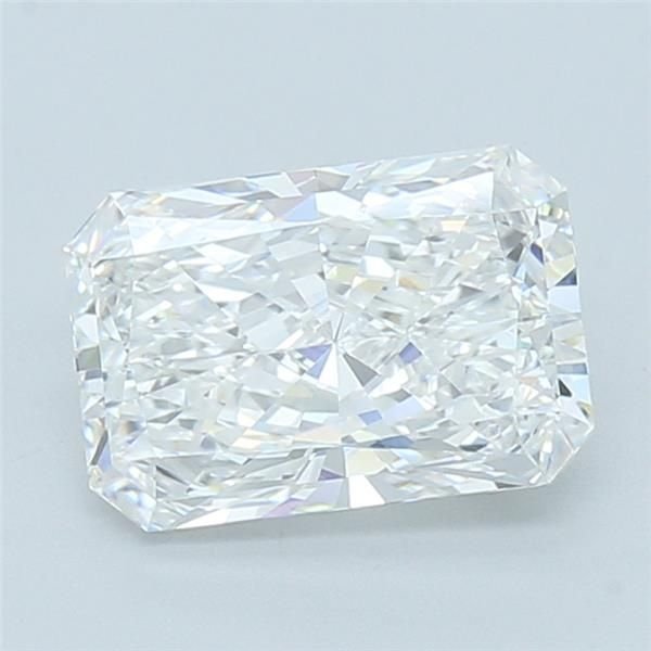 2.86ct E VVS2 Rare Carat Ideal Cut Radiant Lab Grown Diamond