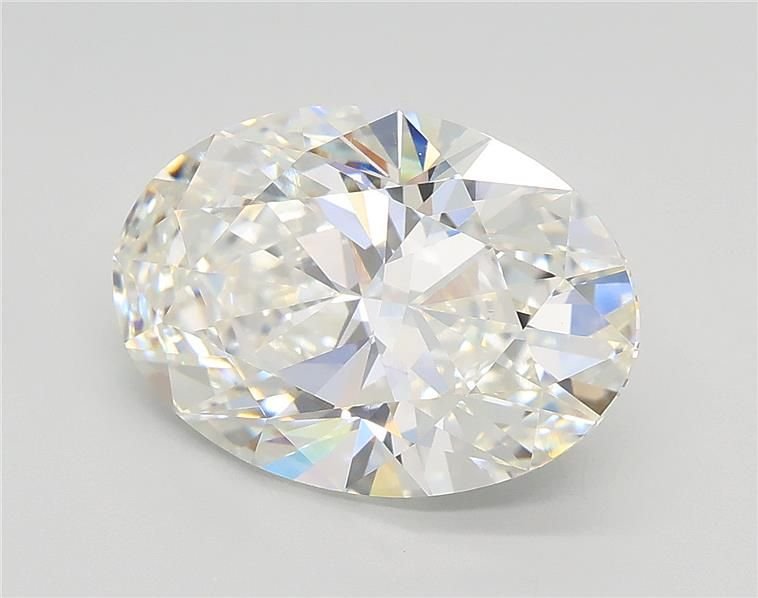 3.02ct F VVS2 Rare Carat Ideal Cut Oval Lab Grown Diamond