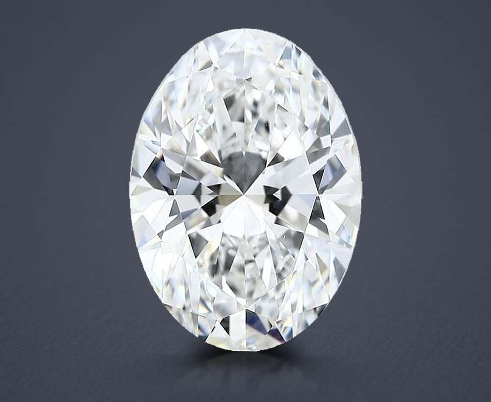 6.02 Carat Oval Lab Diamond