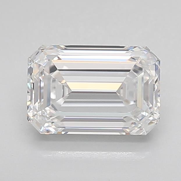 1.59ct E VVS2 Rare Carat Ideal Cut Emerald Lab Grown Diamond