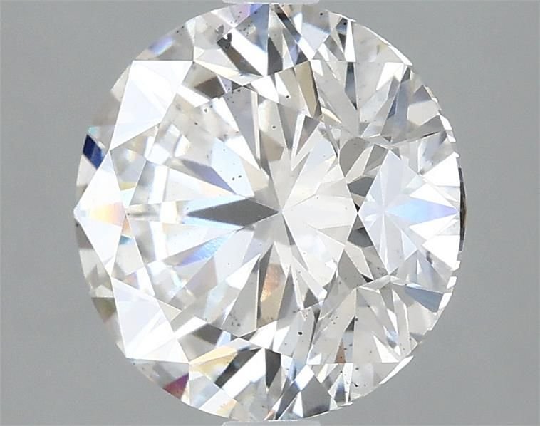 3.03ct F SI1 Excellent Cut Round Lab Grown Diamond