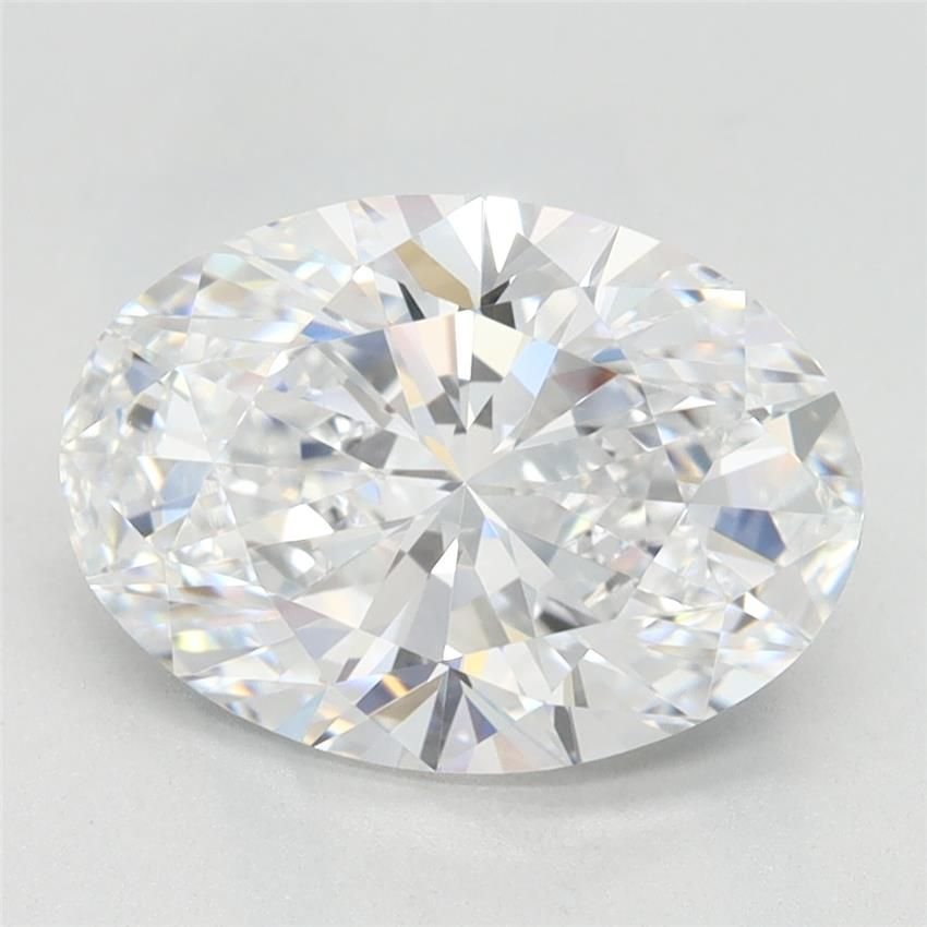 2.61ct D VVS1 Very Good Cut Oval Lab Grown Diamond