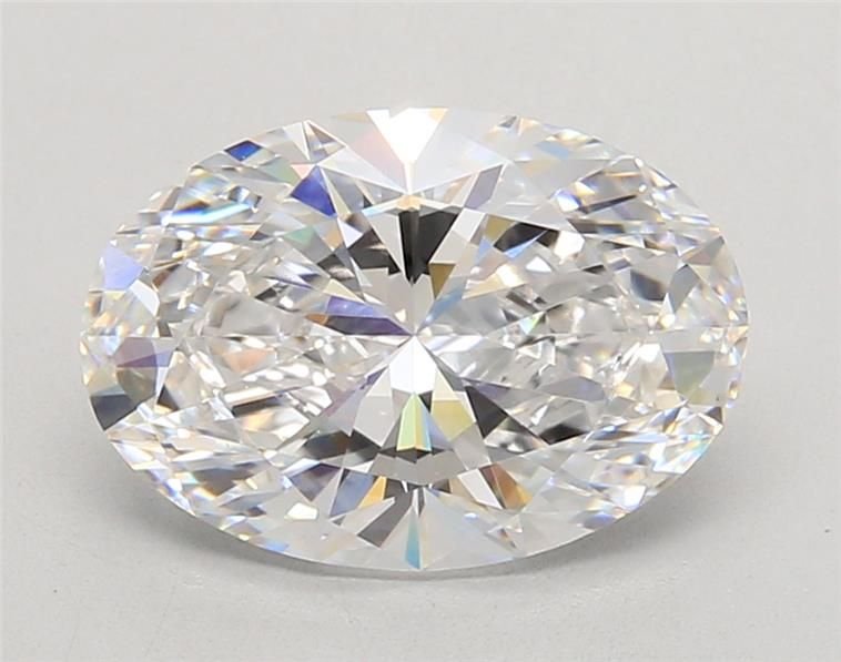 3.06ct D VS1 Rare Carat Ideal Cut Oval Lab Grown Diamond