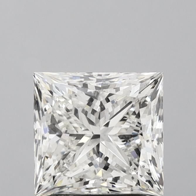 2.82ct G SI1 Rare Carat Ideal Cut Princess Lab Grown Diamond