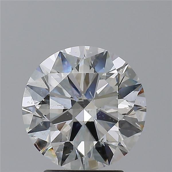 2.51ct H SI2 Rare Carat Ideal Cut Round Diamond