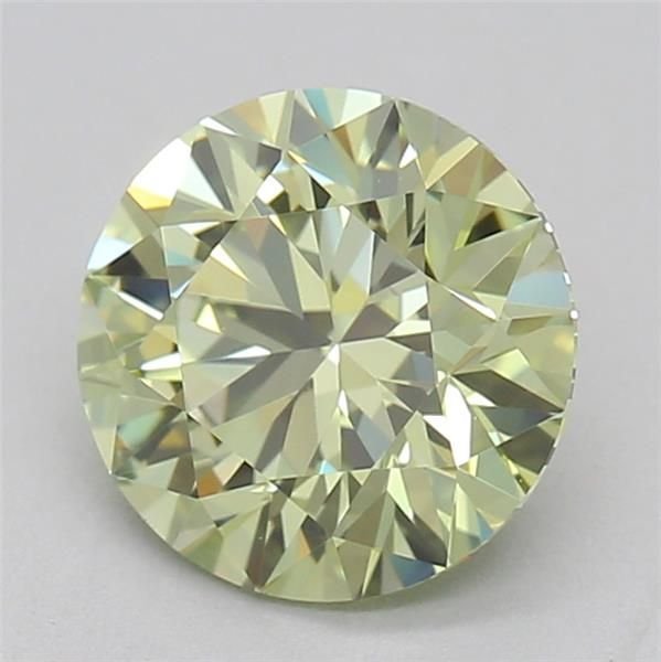 1.06 Ct. Fancy Intense Green Round Lab Diamond