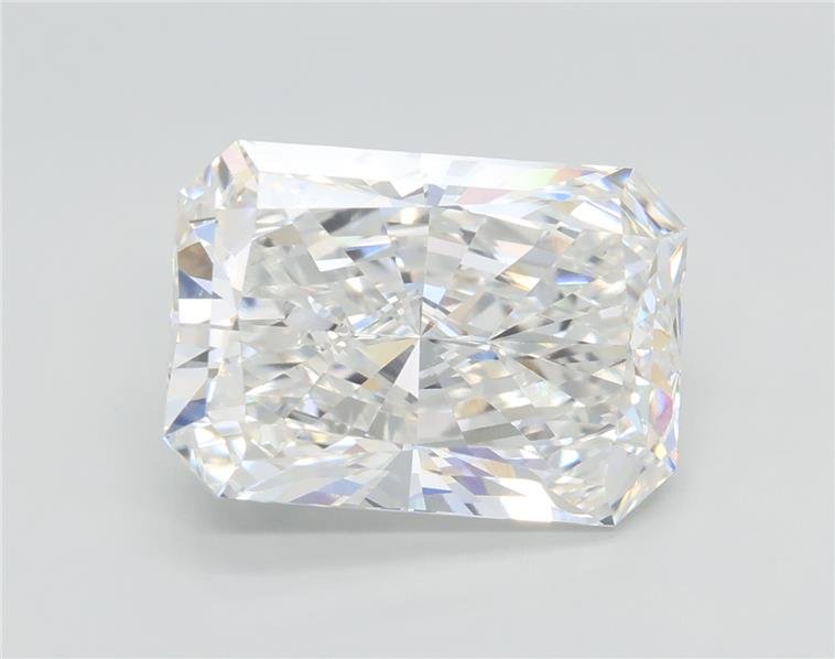 4.01ct F VS1 Rare Carat Ideal Cut Radiant Lab Grown Diamond
