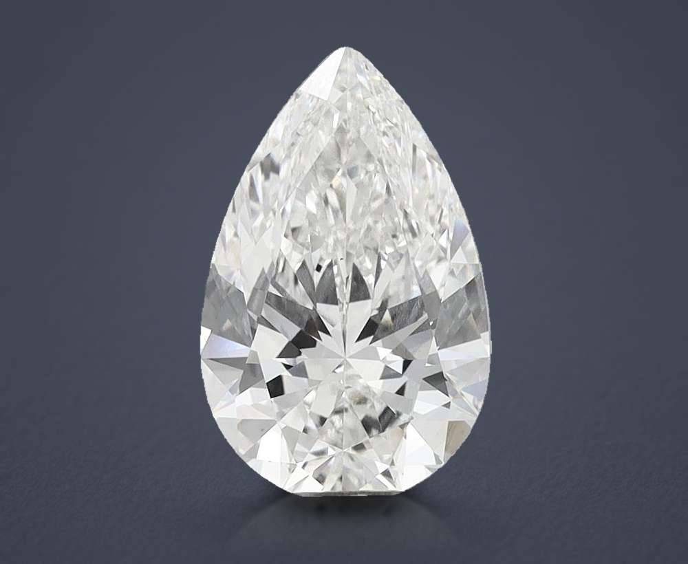 4.70 Carat Pear Lab Diamond