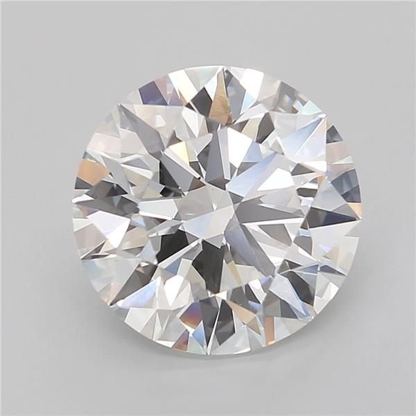 7.04ct F VVS2 Rare Carat Ideal Cut Round Lab Grown Diamond