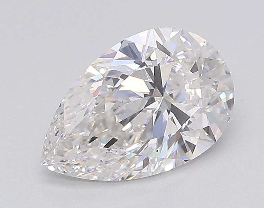 1.50ct F VS2 Rare Carat Ideal Cut Pear Lab Grown Diamond