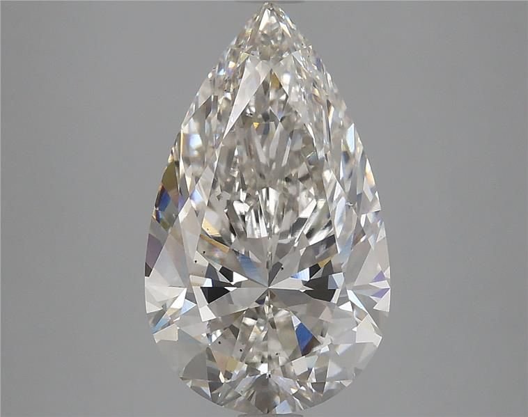 4.03ct H VS2 Rare Carat Ideal Cut Pear Lab Grown Diamond