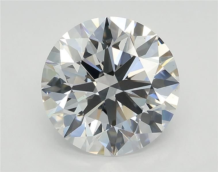 4.01ct D VS2 Rare Carat Ideal Cut Round Lab Grown Diamond