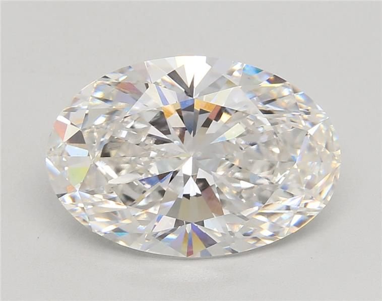 6.03ct F VS1 Rare Carat Ideal Cut Oval Lab Grown Diamond