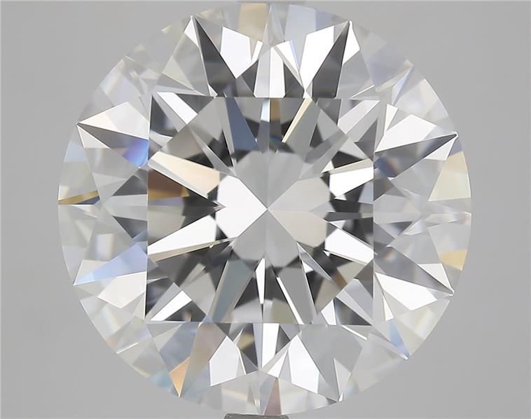 5.81ct F VVS2 Rare Carat Ideal Cut Round Diamond