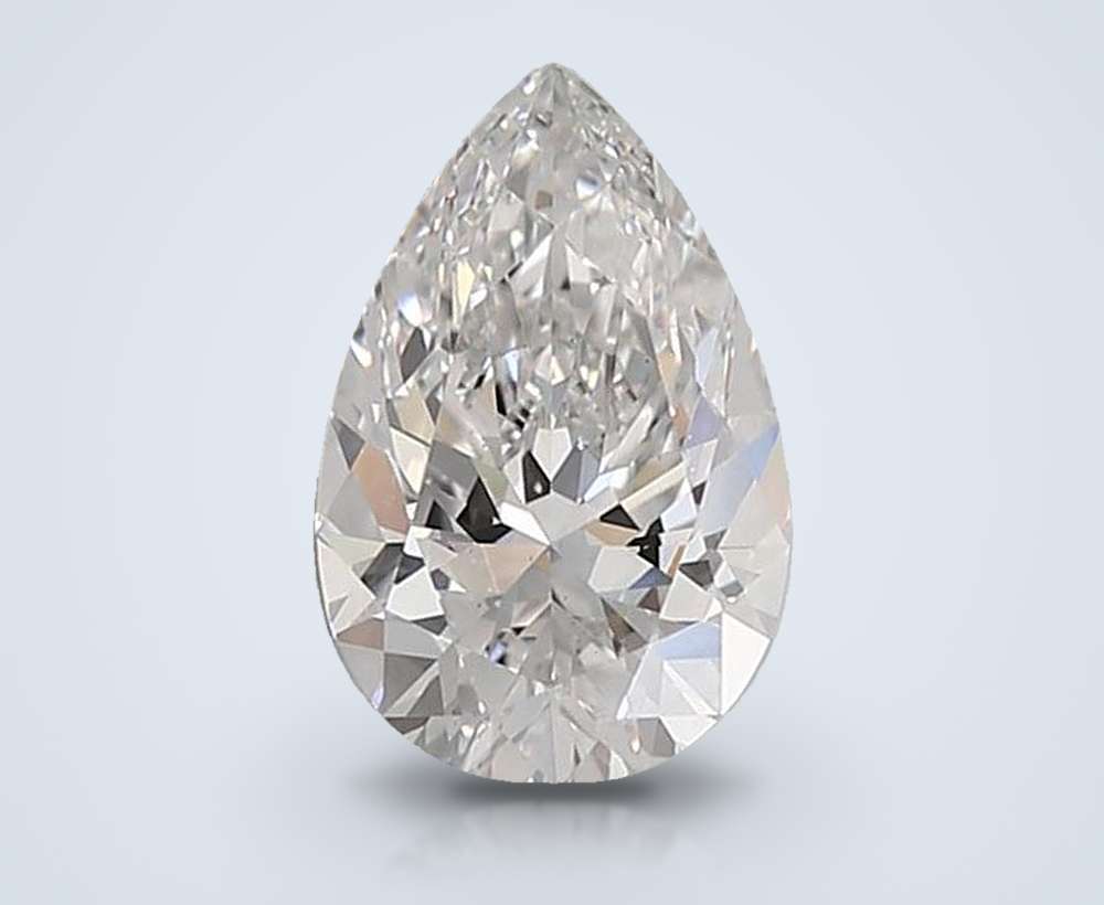 1.54 Carat Pear Lab Diamond