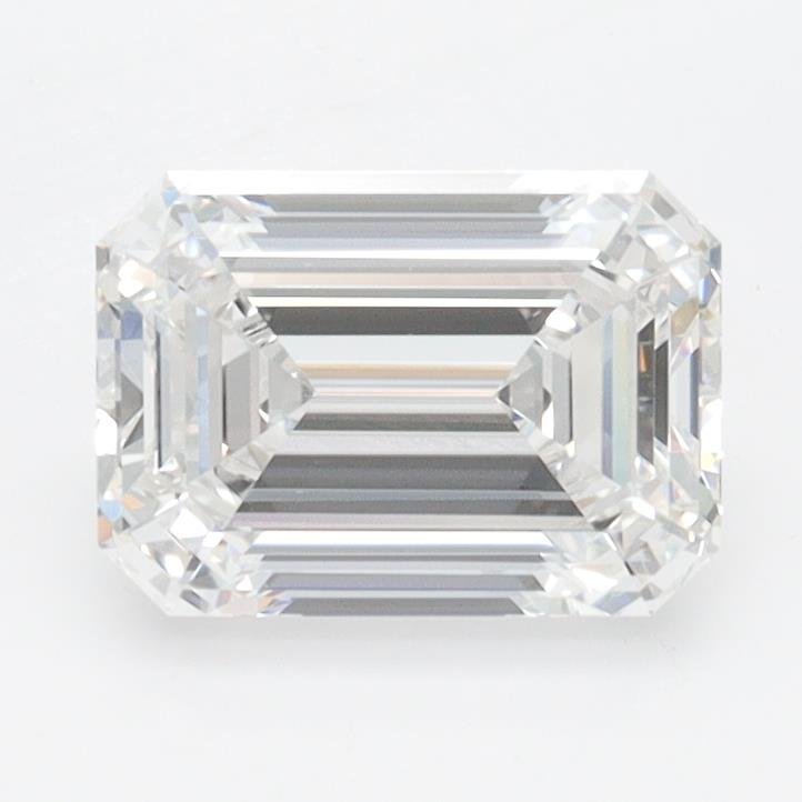1.50ct E VVS2 Rare Carat Ideal Cut Emerald Lab Grown Diamond