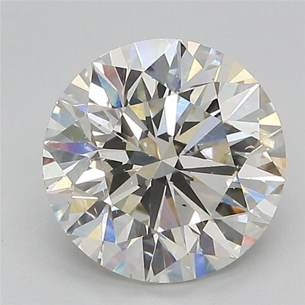 2.57ct I SI1 Excellent Cut Round Lab Grown Diamond