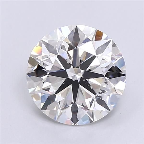 4.01ct F SI1 Excellent Cut Round Lab Grown Diamond