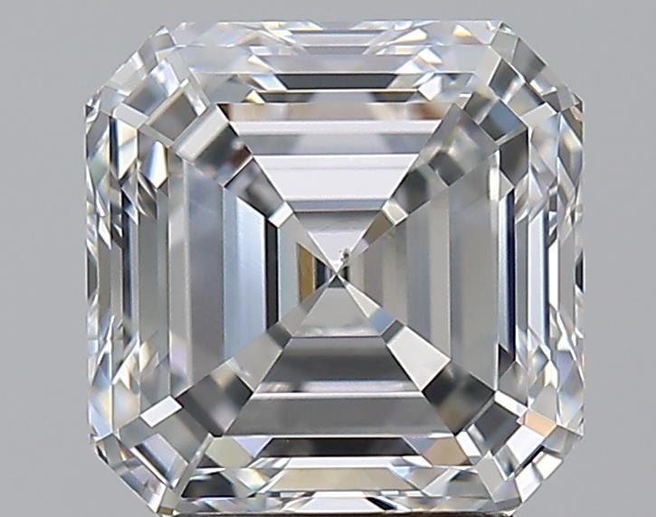 3.53ct D VS2 Rare Carat Ideal Cut Asscher Diamond