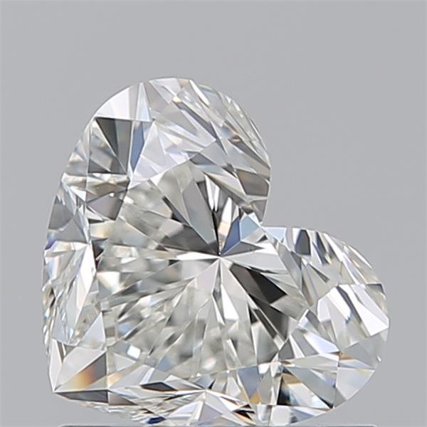 1.08ct I VVS2 Rare Carat Ideal Cut Heart Diamond