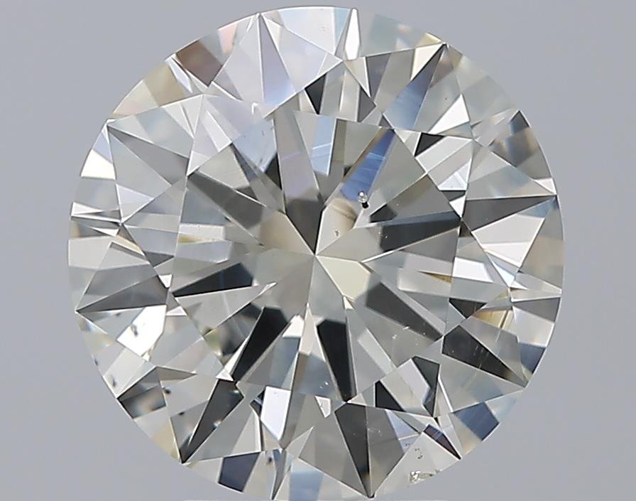 4.50ct K SI1 Rare Carat Ideal Cut Round Diamond