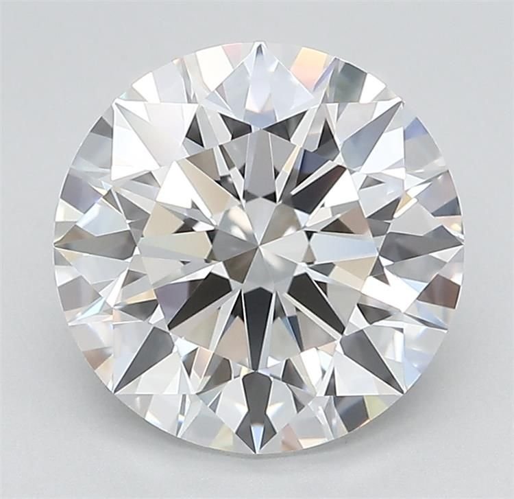 3.02ct D IF Rare Carat Ideal Cut Round Lab Grown Diamond