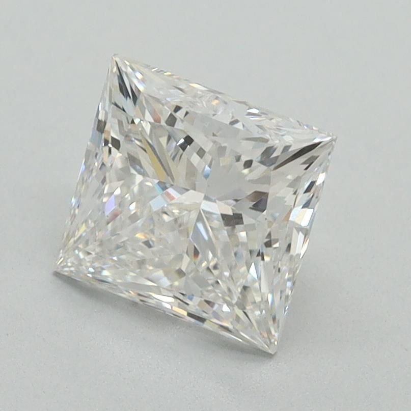 1.56ct E VVS2 Rare Carat Ideal Cut Princess Lab Grown Diamond