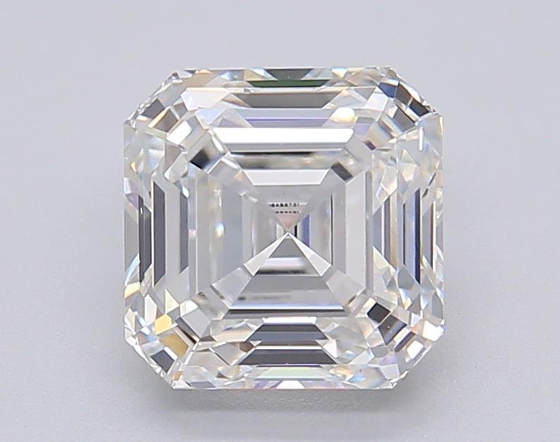 2.03ct E VS1 Rare Carat Ideal Cut Asscher Lab Grown Diamond