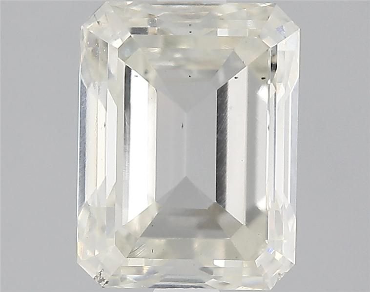 2.50ct K SI1 Very Good Cut Emerald Lab Grown Diamond