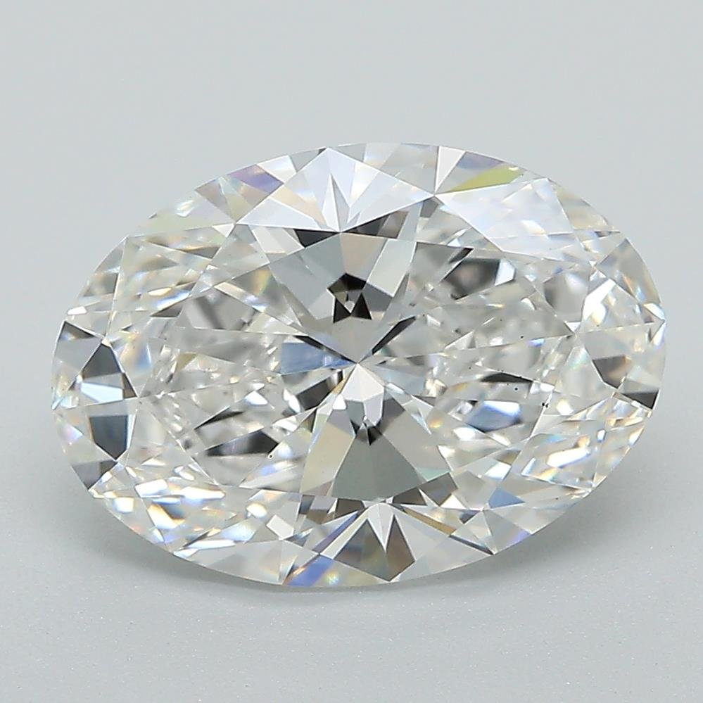 3.55ct E VS2 Rare Carat Ideal Cut Oval Lab Grown Diamond