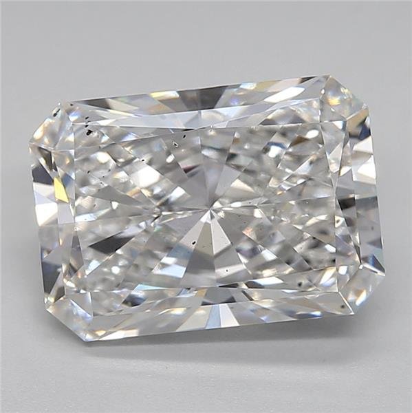 3.69ct E SI1 Rare Carat Ideal Cut Radiant Lab Grown Diamond