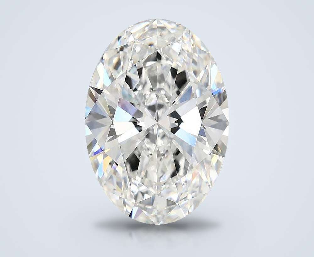 3.80 Carat Oval Lab Diamond