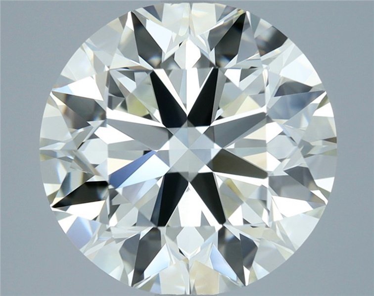 3.90ct J VVS1 Excellent Cut Round Diamond