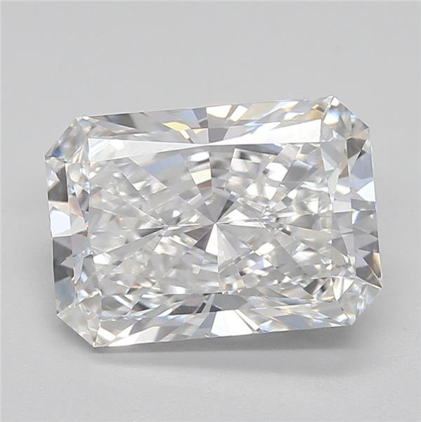 2.73ct E VVS2 Rare Carat Ideal Cut Radiant Lab Grown Diamond