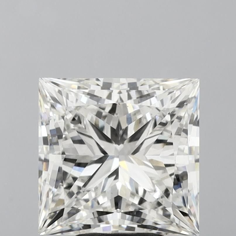 6.02ct G VS1 Rare Carat Ideal Cut Princess Lab Grown Diamond