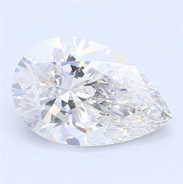 0.70ct E SI1 Rare Carat Ideal Cut Pear Lab Grown Diamond