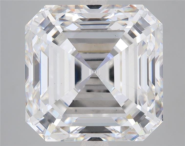 10.01ct F VS2 Rare Carat Ideal Cut Asscher Lab Grown Diamond