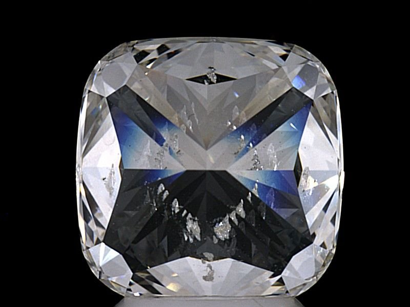 5.01ct I SI2 Rare Carat Ideal Cut Cushion Diamond