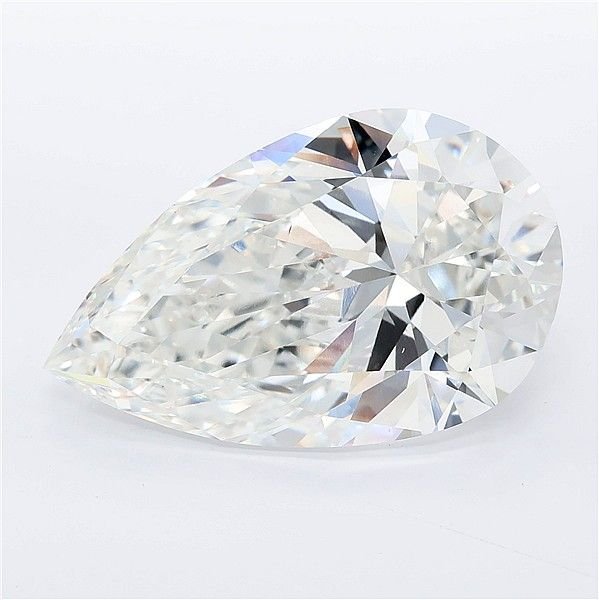 13.09ct F VS1 Rare Carat Ideal Cut Pear Lab Grown Diamond