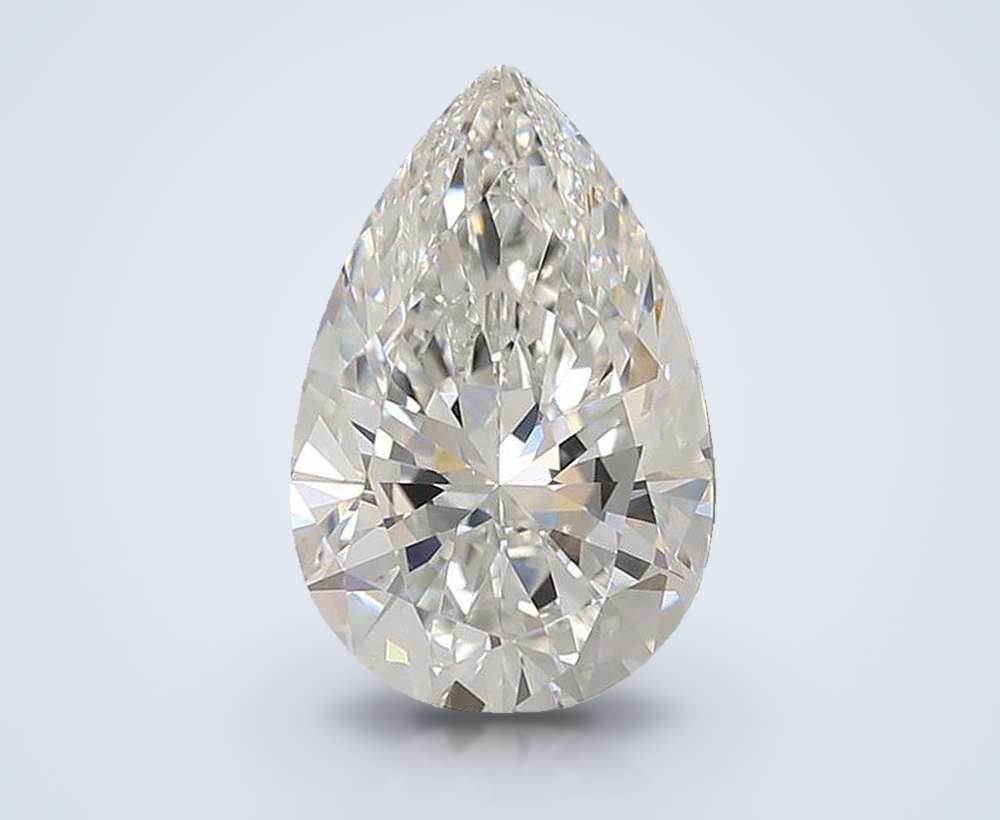 4.00 Carat Pear Lab Diamond
