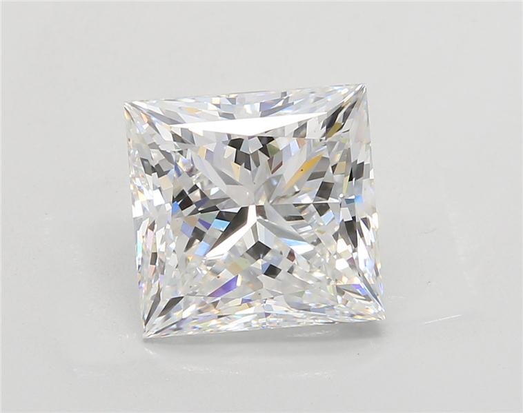 4.55ct E VS1 Rare Carat Ideal Cut Princess Lab Grown Diamond