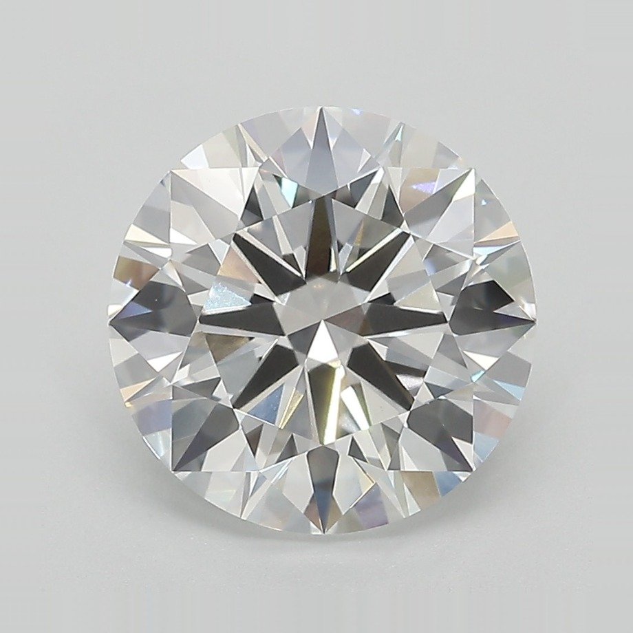 3.85ct D VVS2 Rare Carat Ideal Cut Round Lab Grown Diamond