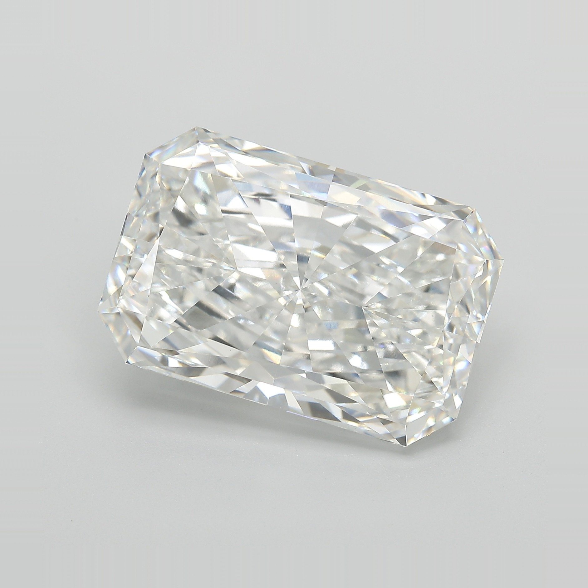 15.59ct F VVS2 Very Good Cut Radiant Lab Grown Diamond