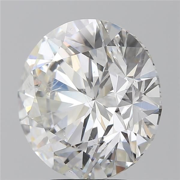 5.01ct G SI2 Rare Carat Ideal Cut Round Diamond