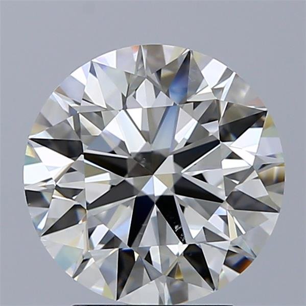 3.22ct I VS2 Rare Carat Ideal Cut Round Diamond